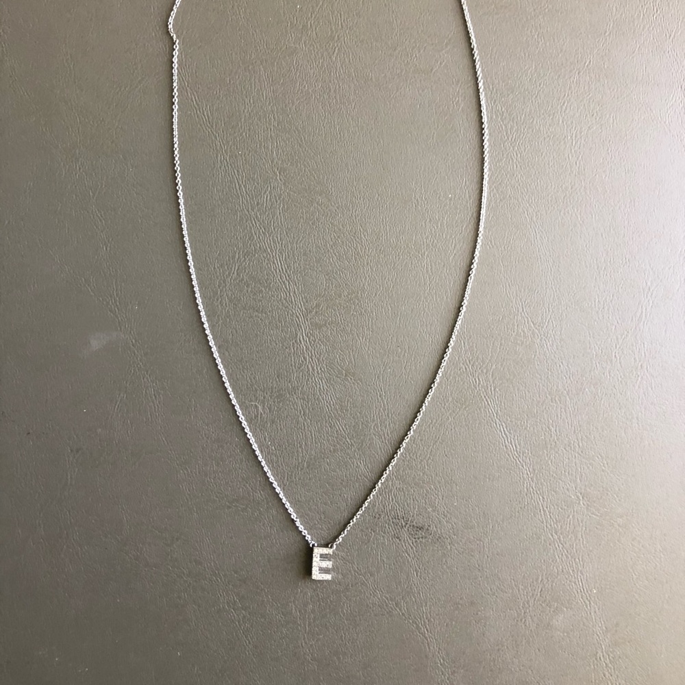 E initial necklace